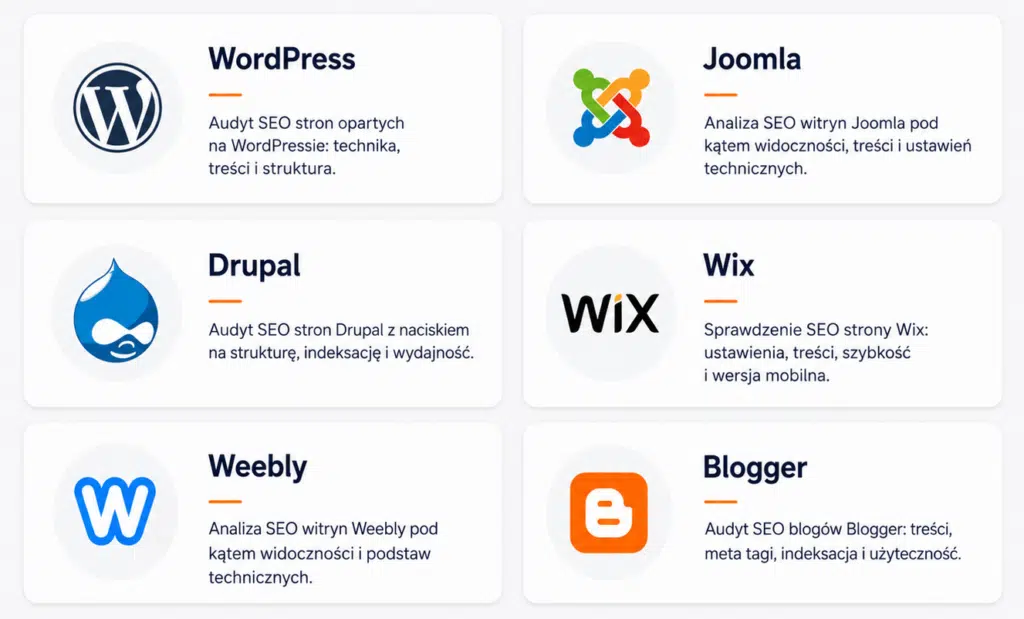 Analiza SEO popularnych CMS