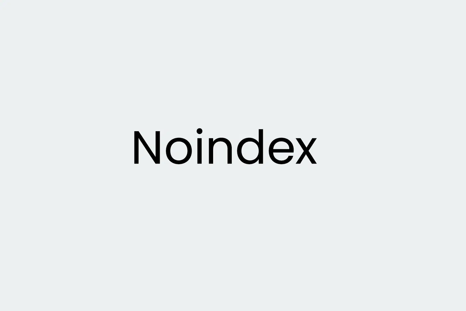 Noindex