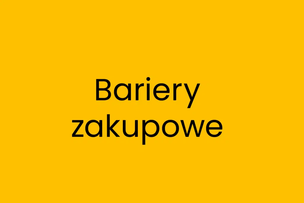Bariery zakupowe