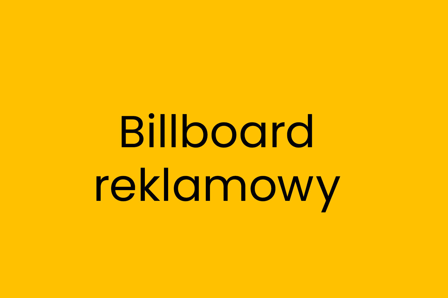 Billboard reklamowy