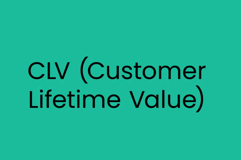 CLV (Customer Lifetime Value)
