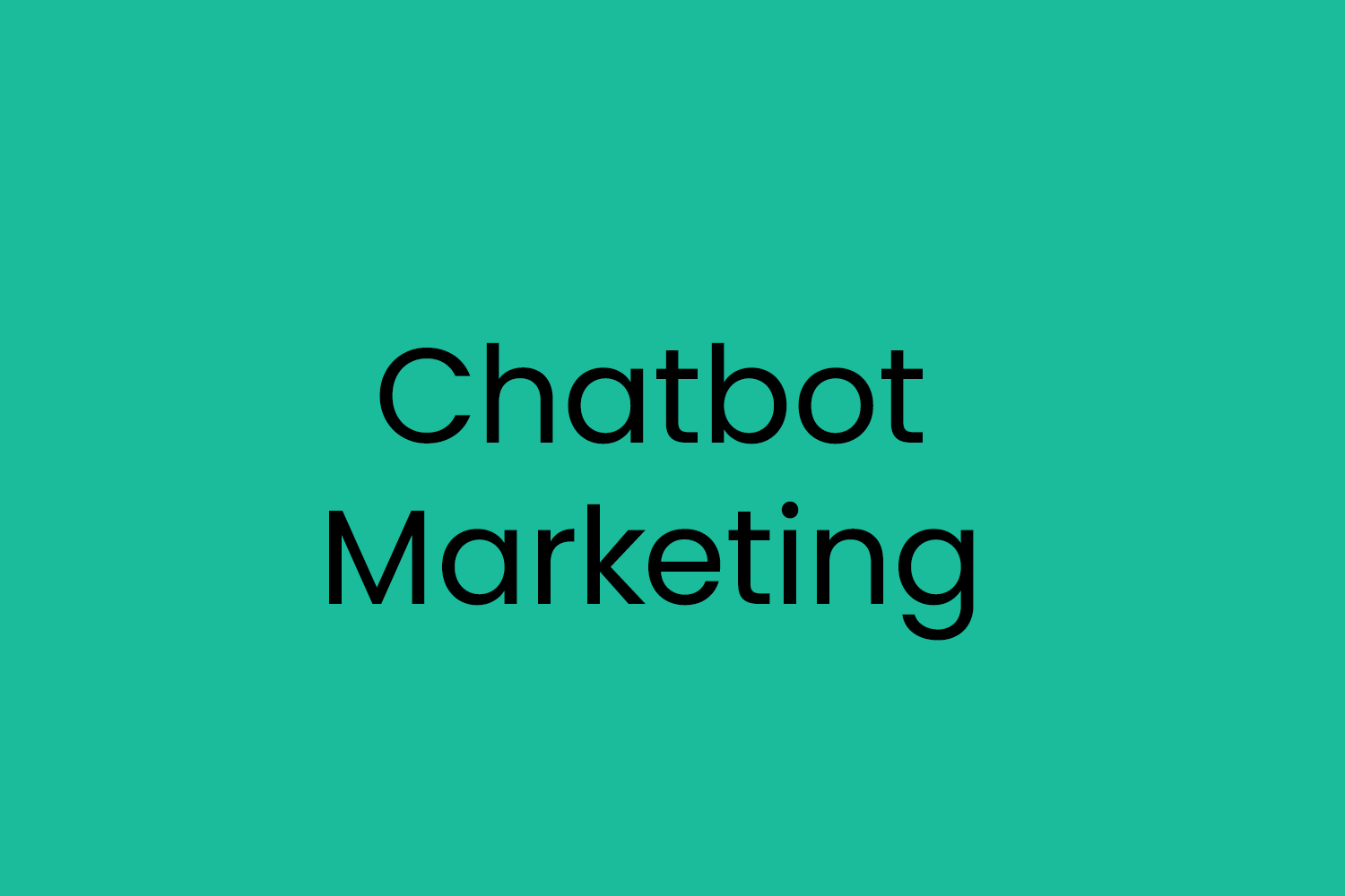 Chatbot Marketing