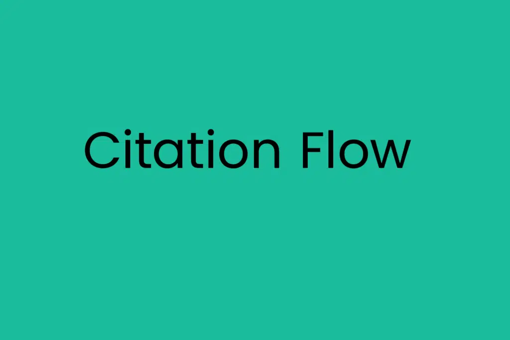 Citation Flow