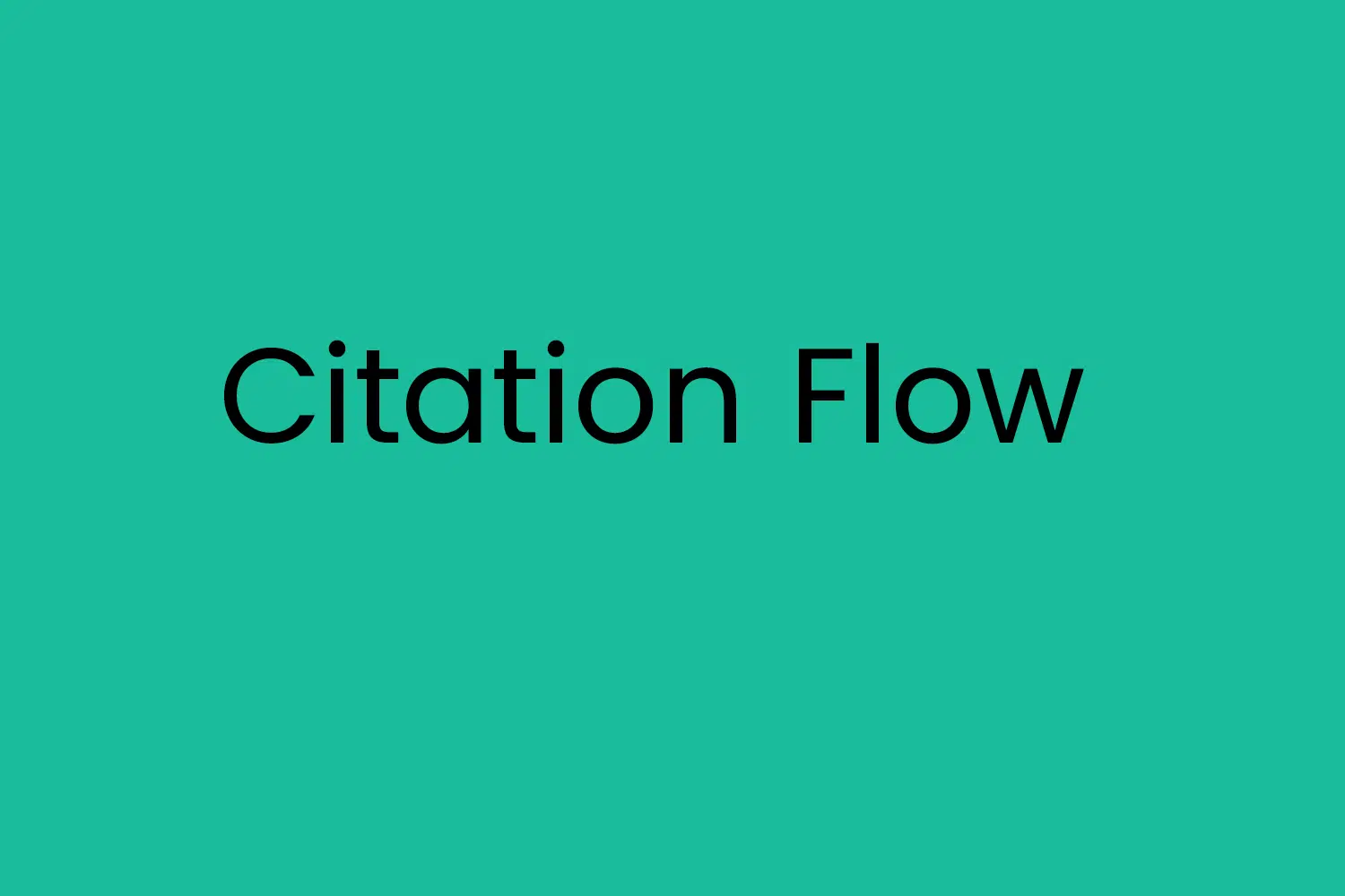 Citation Flow