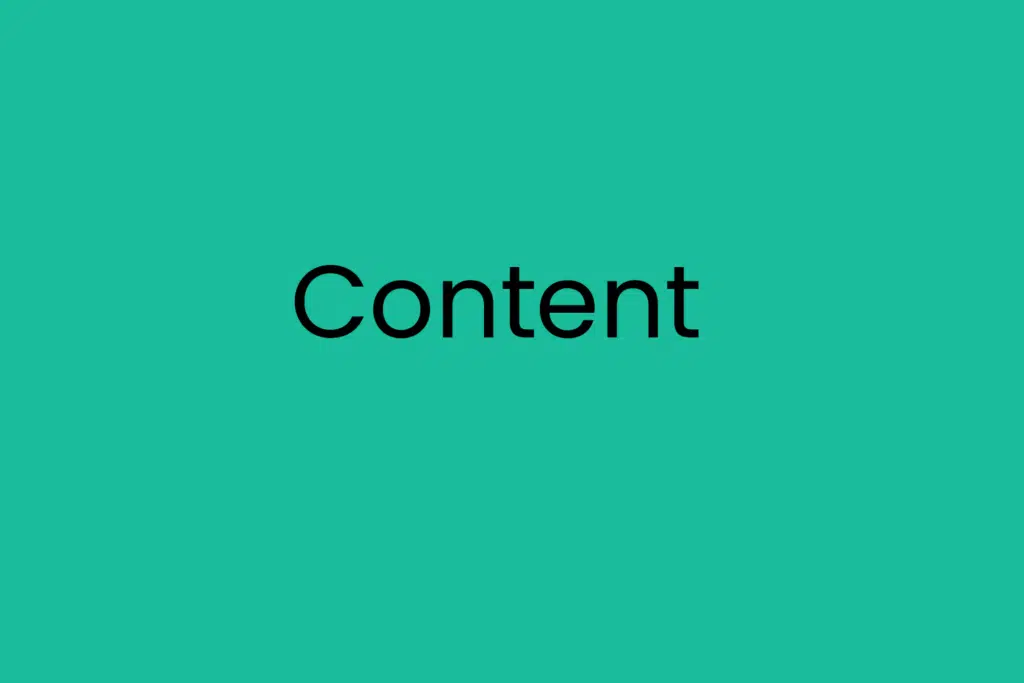 Content