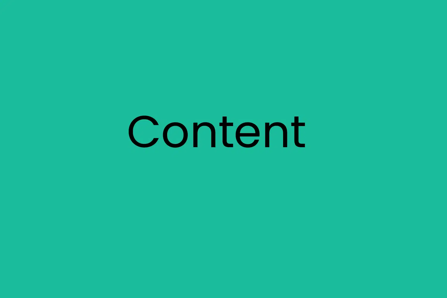 Content