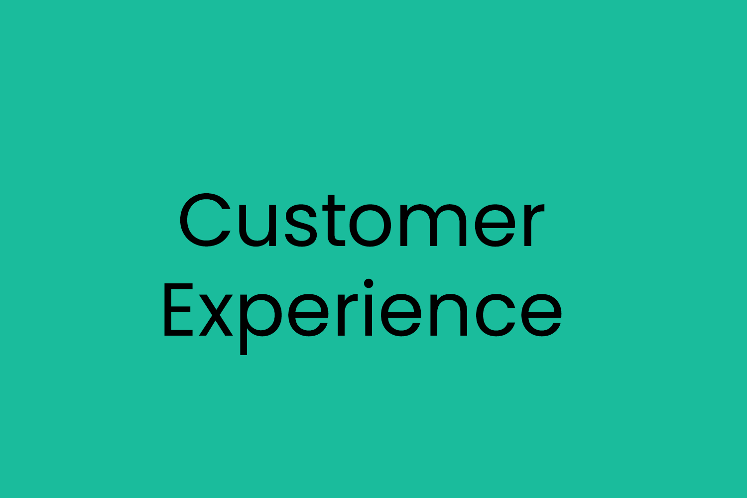 Customer Experience