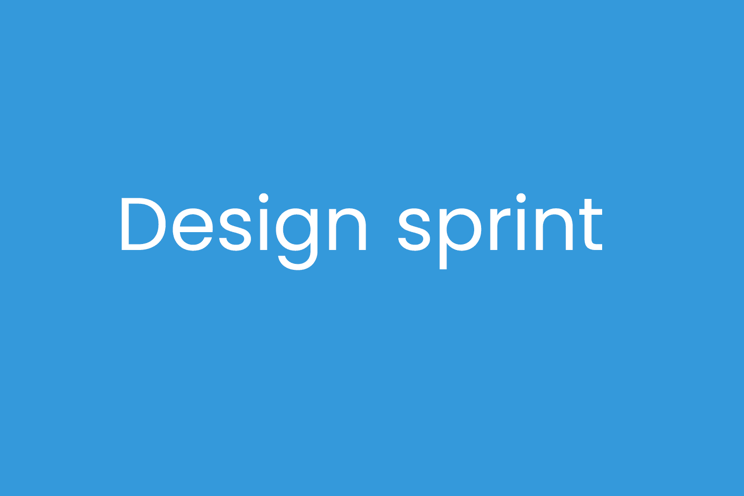 Design sprint
