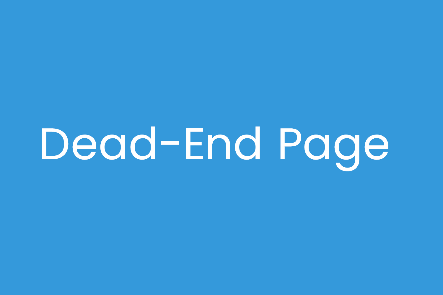 Dead-End Page