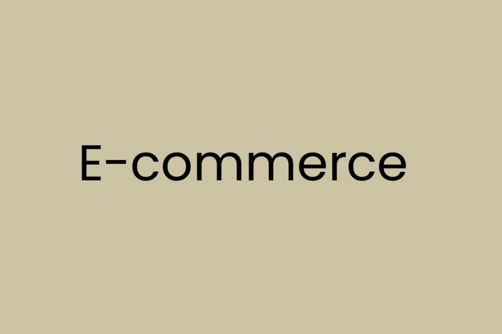 E-commerce