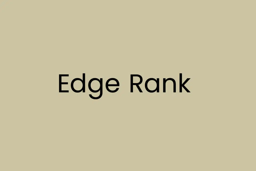 Edge Rank