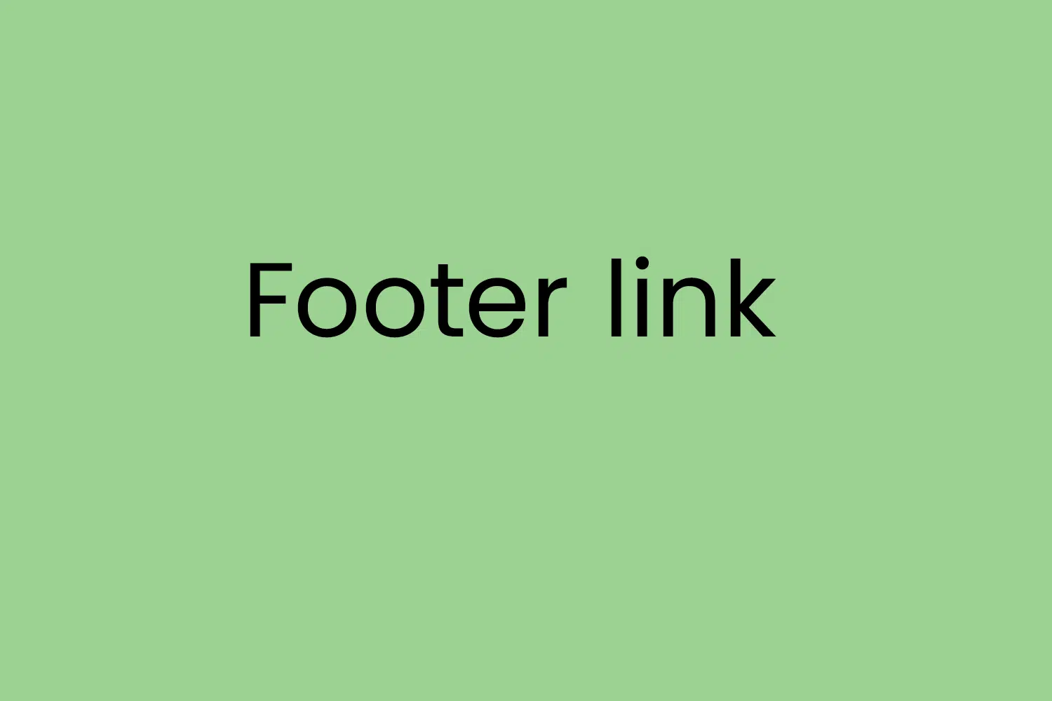 Footer link