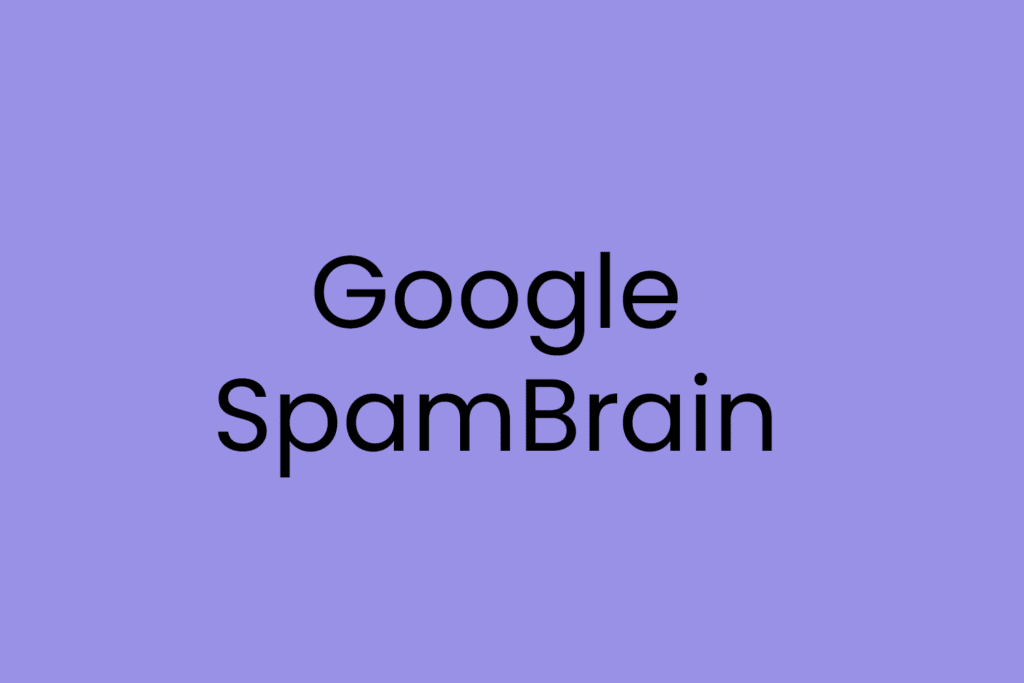 Google SpamBrain