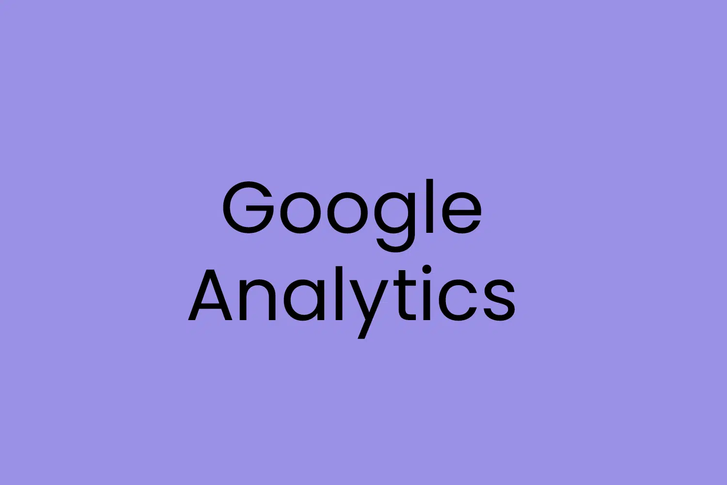 Google Analytics