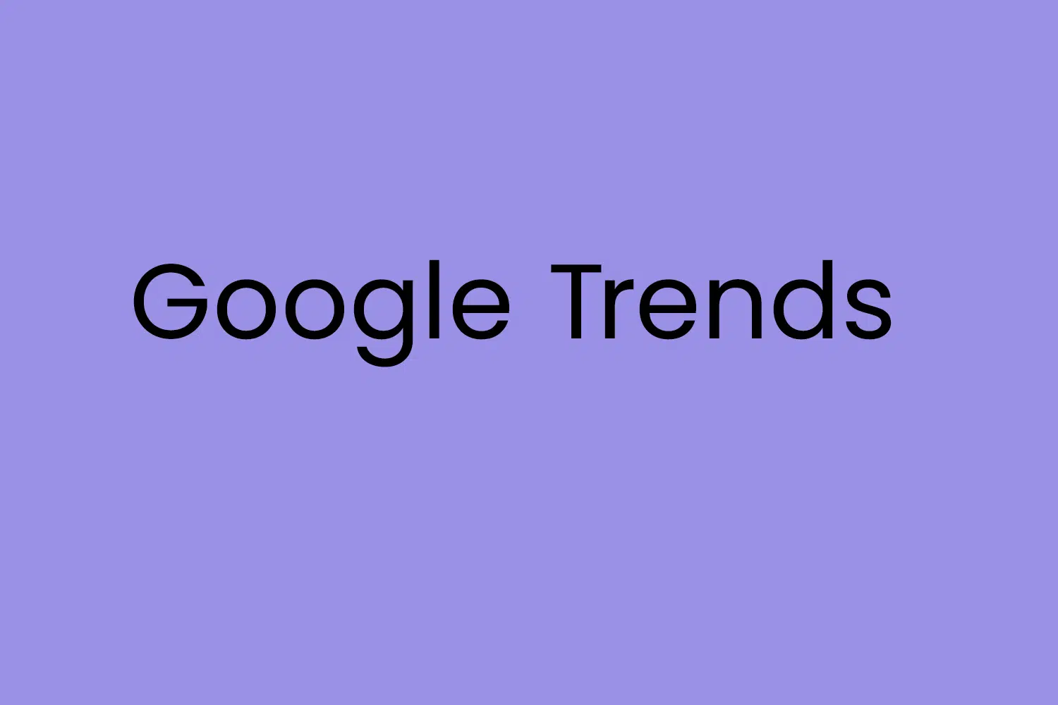 Google Trends