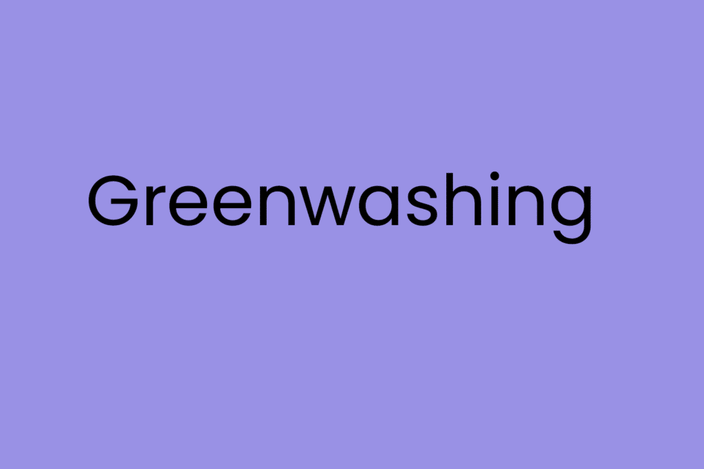 Greenwashing