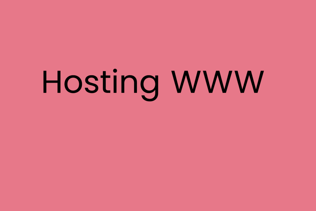Hosting WWW