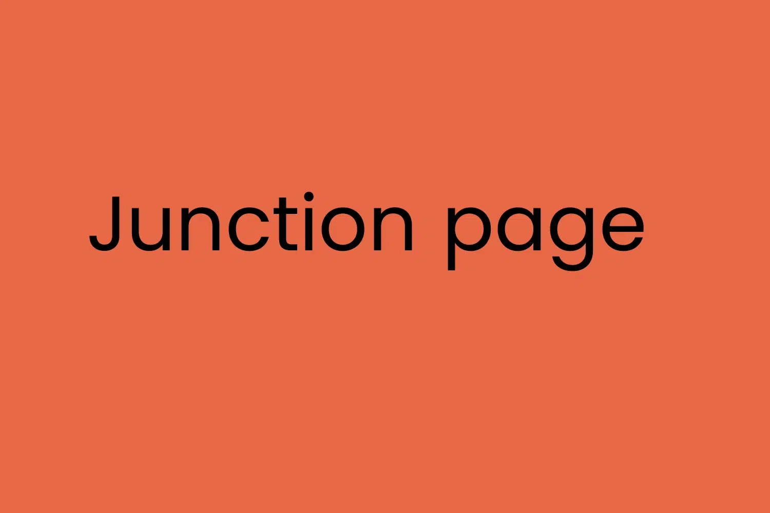 Junction page