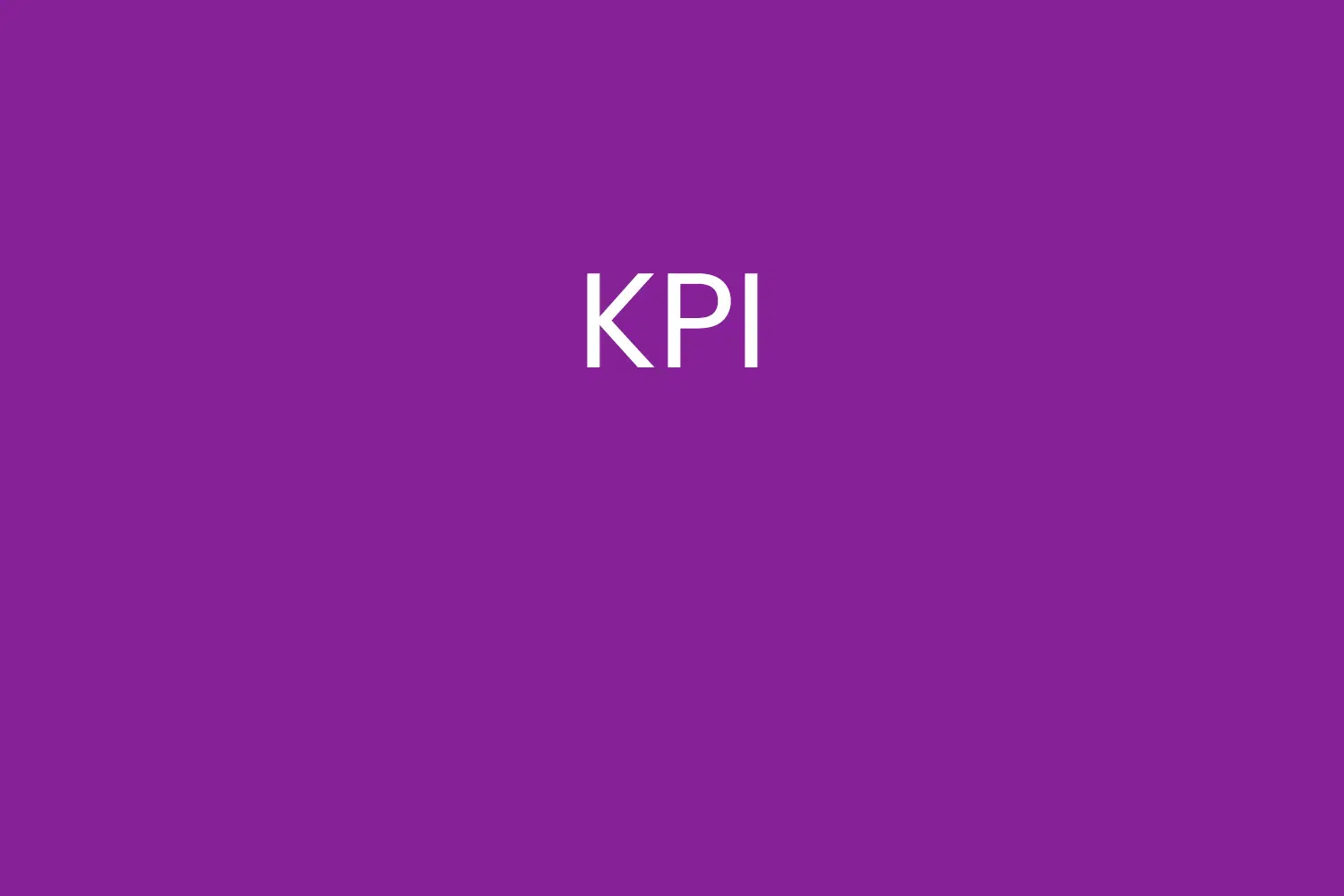 KPI