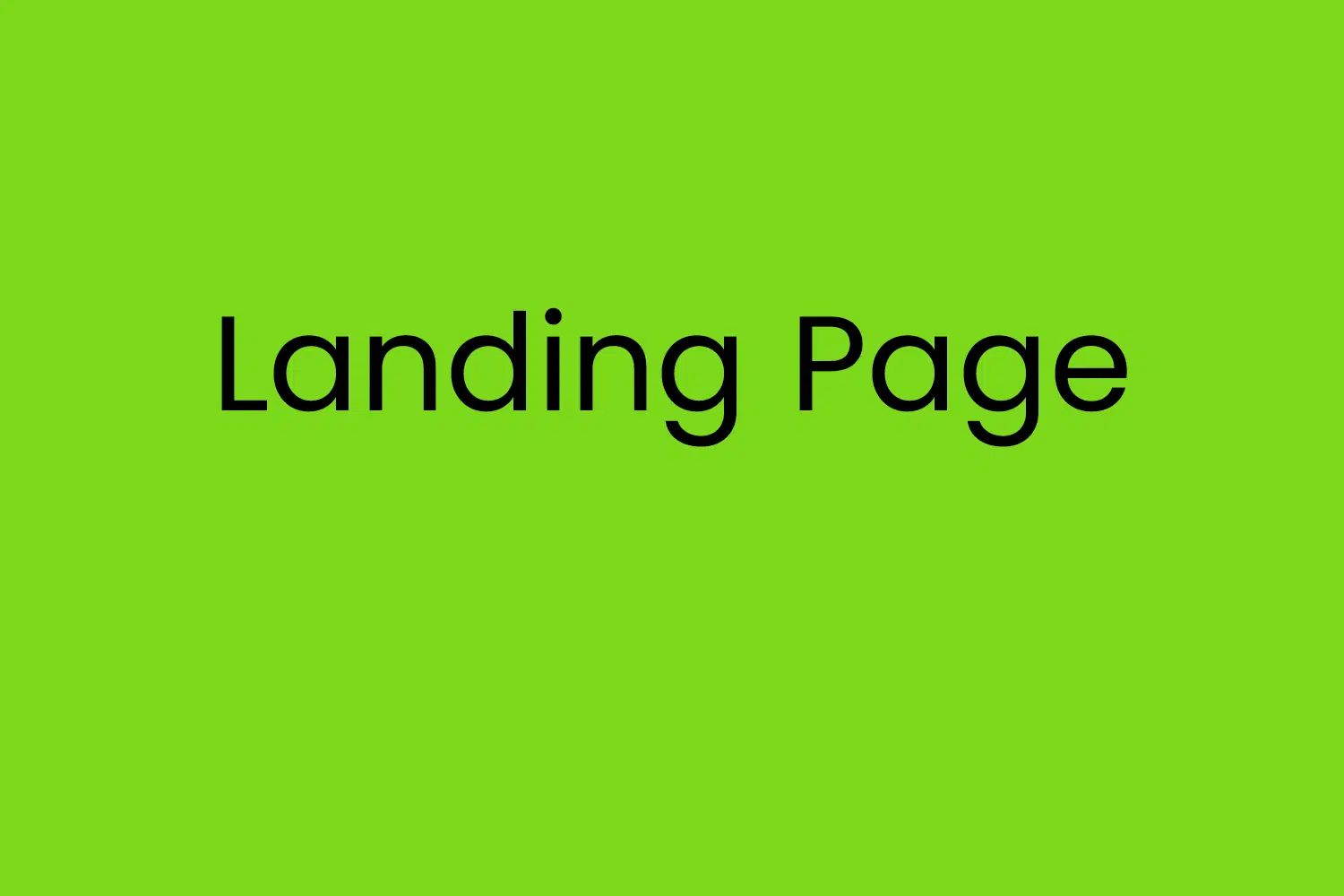 Landing Page