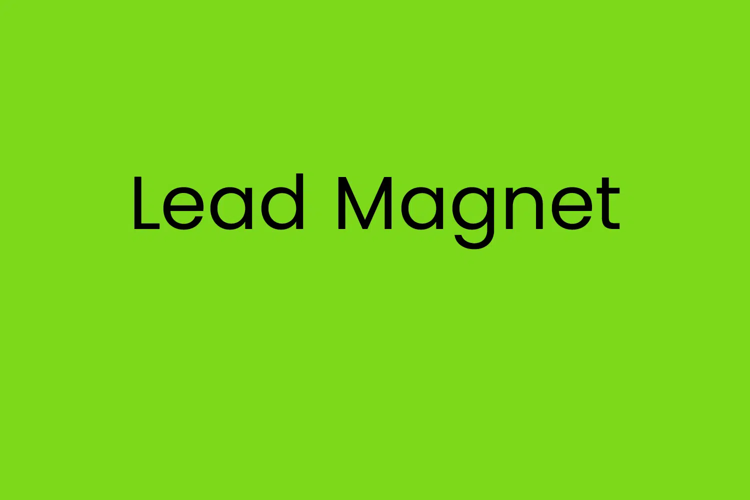 Lead Magnet