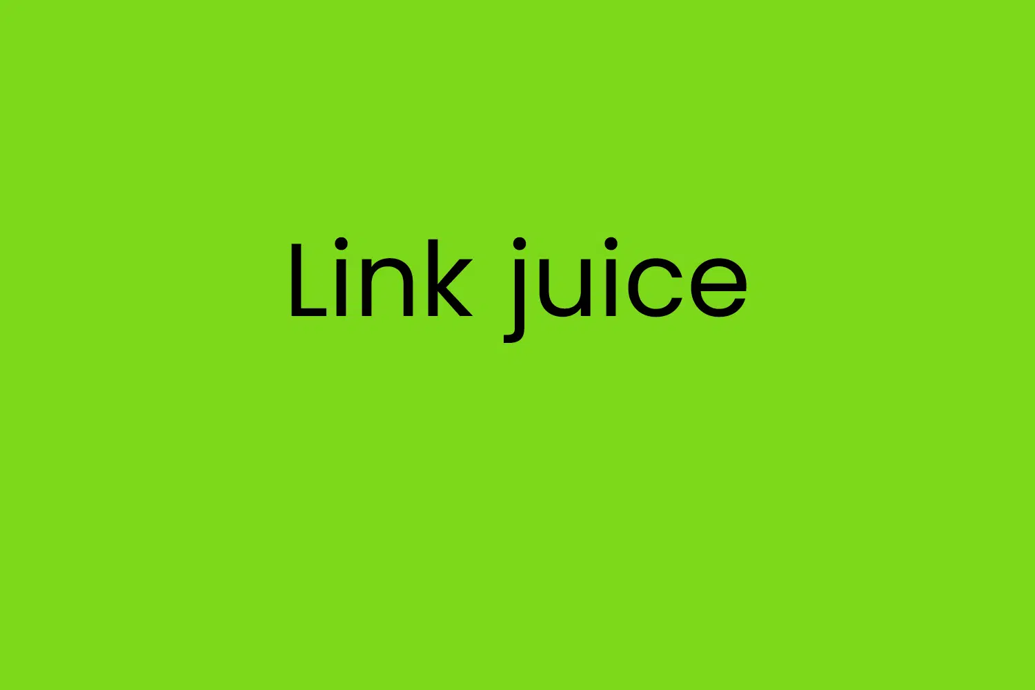 Link juice