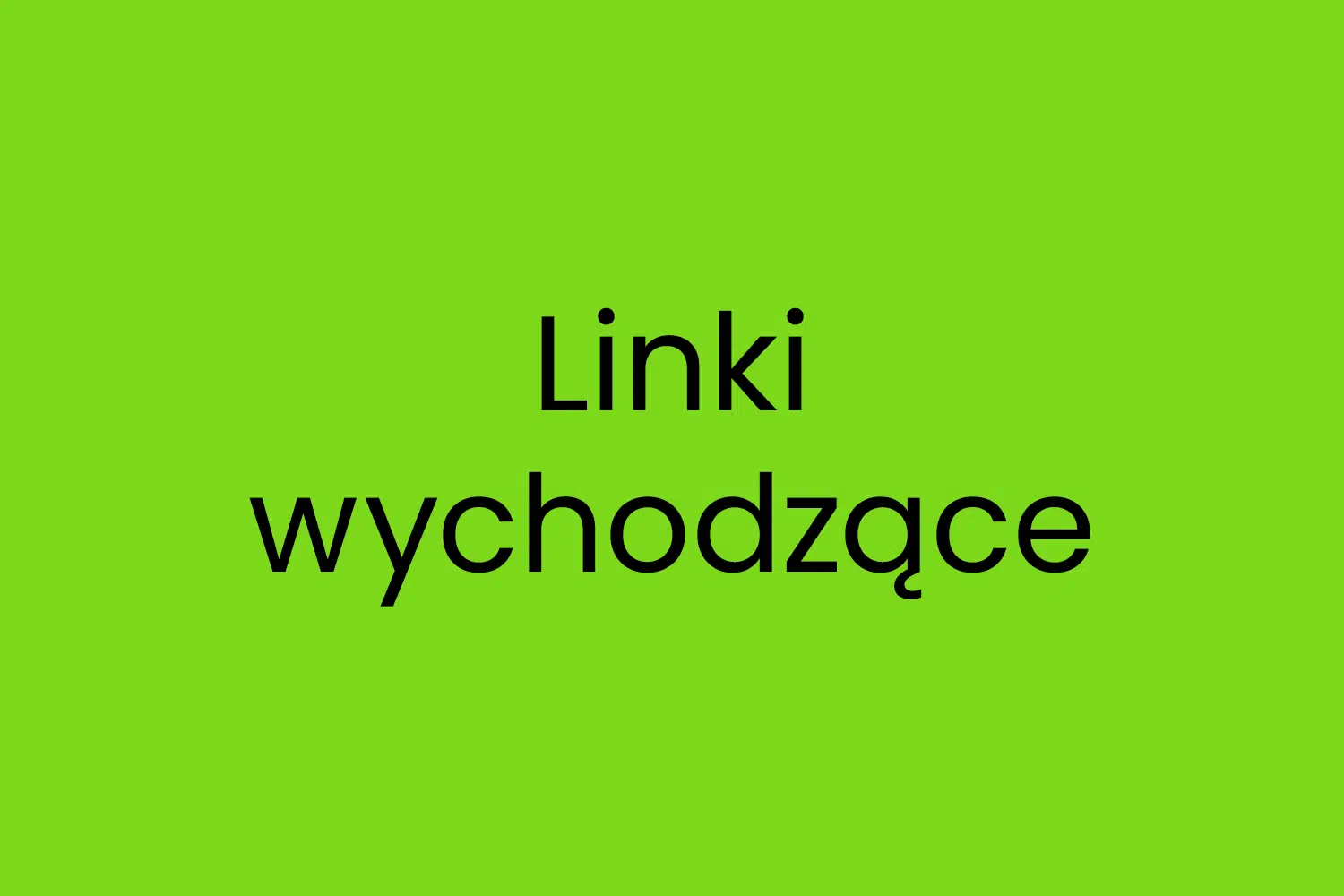 Linki wychodzące