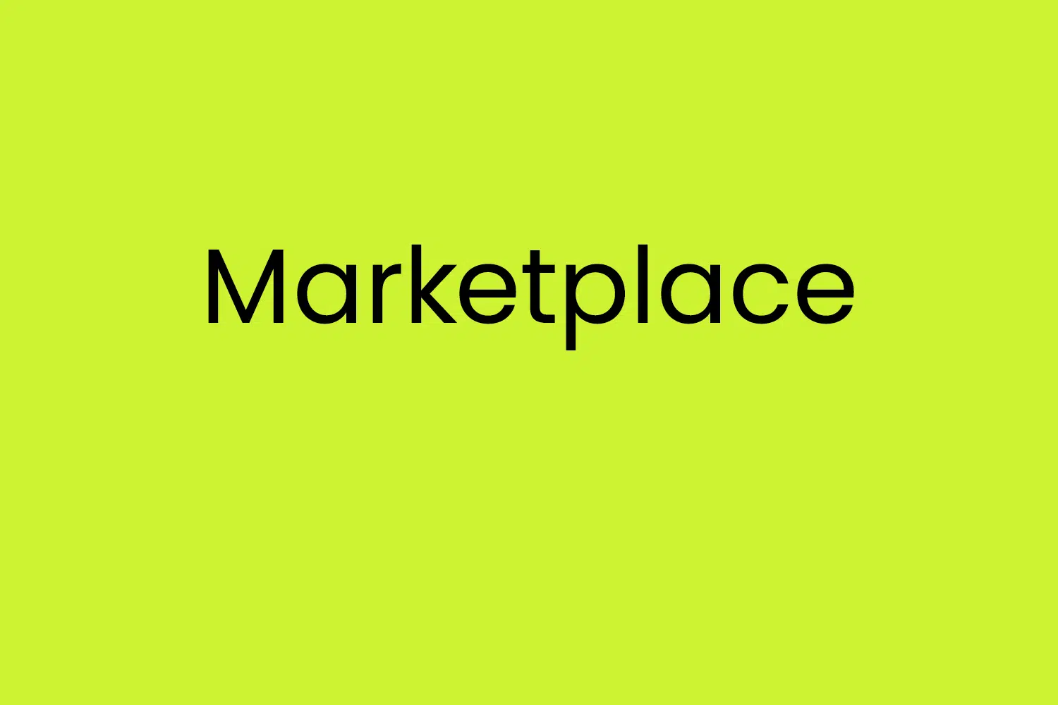 Marketplace