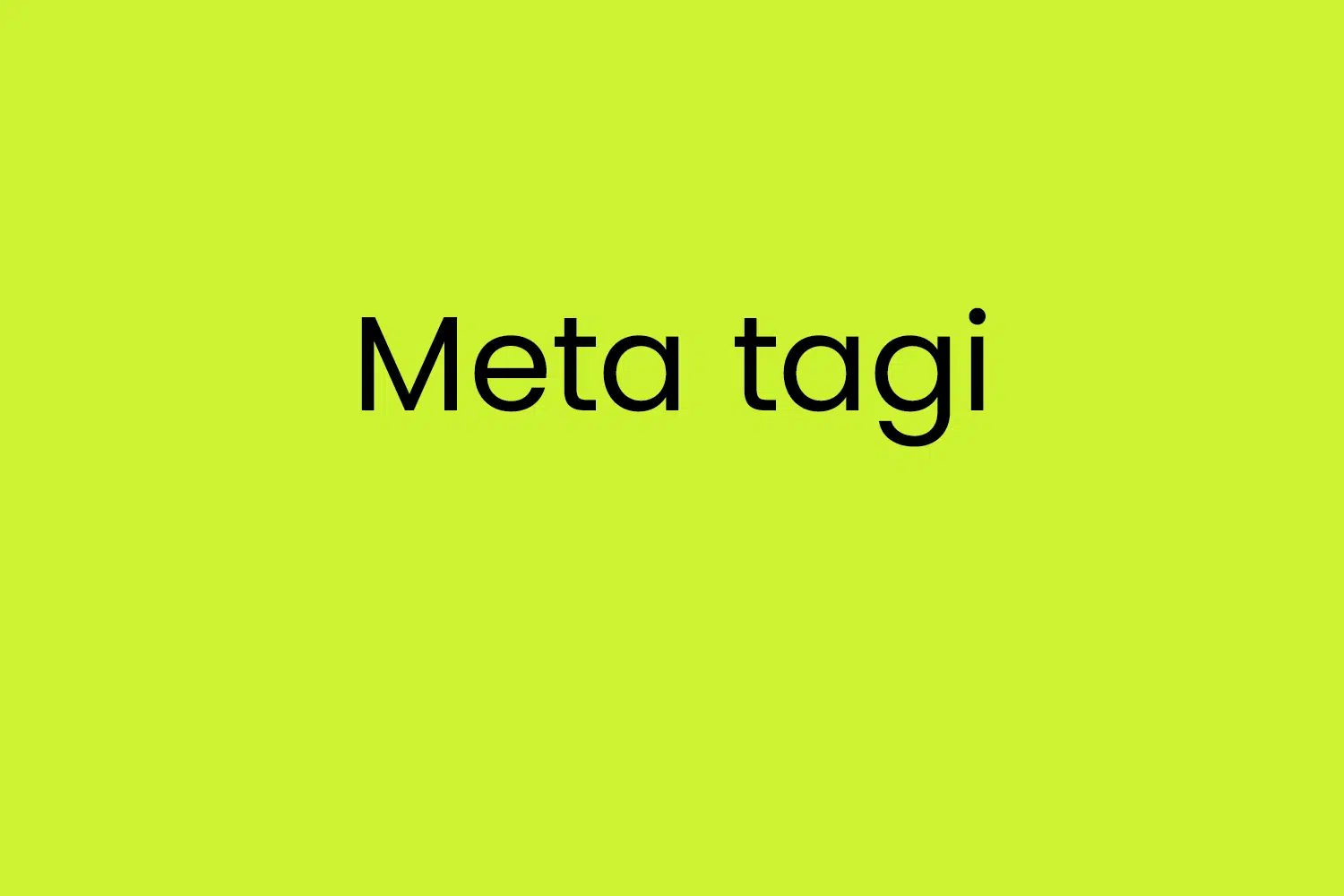Meta tagi