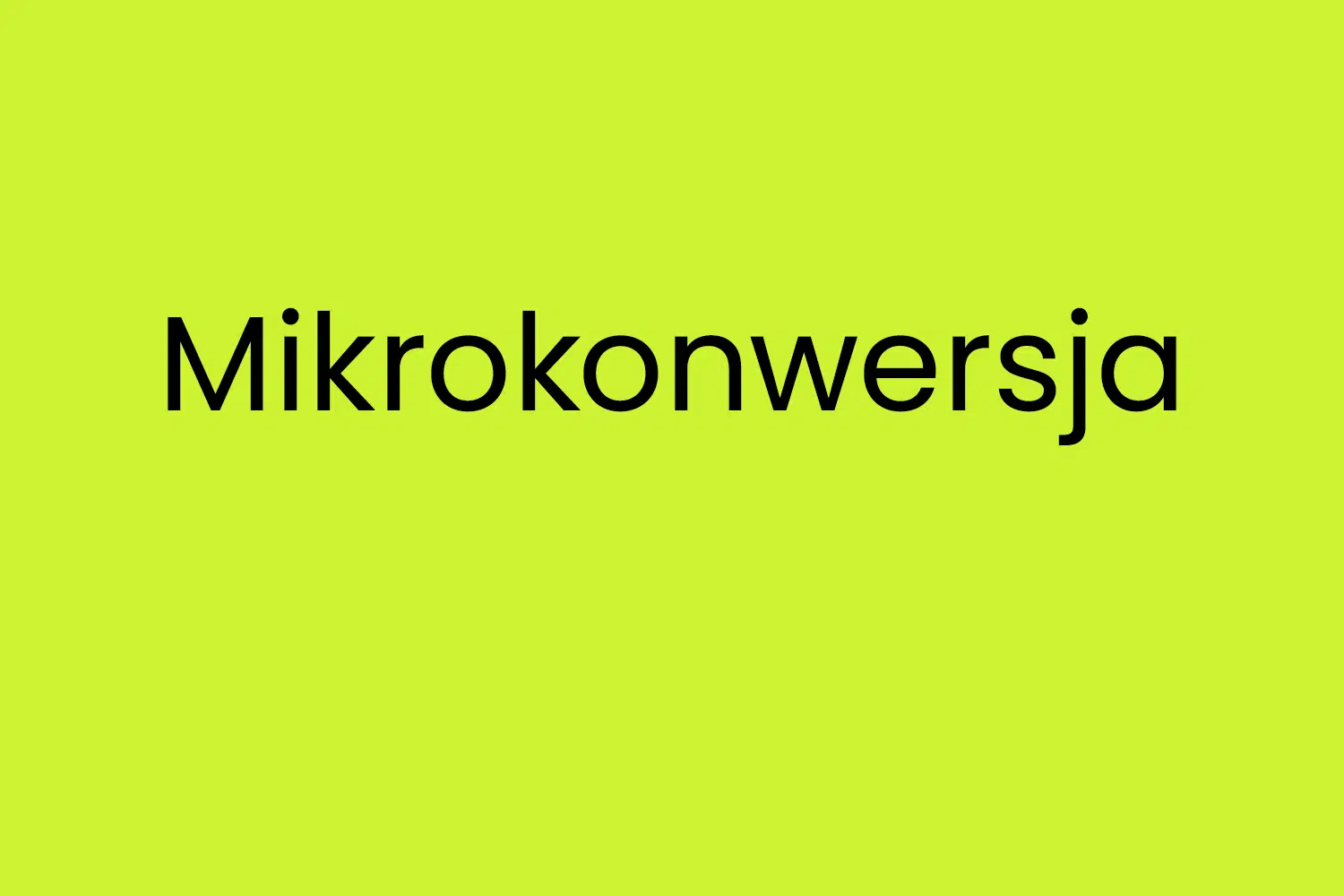 Mikrokonwersja