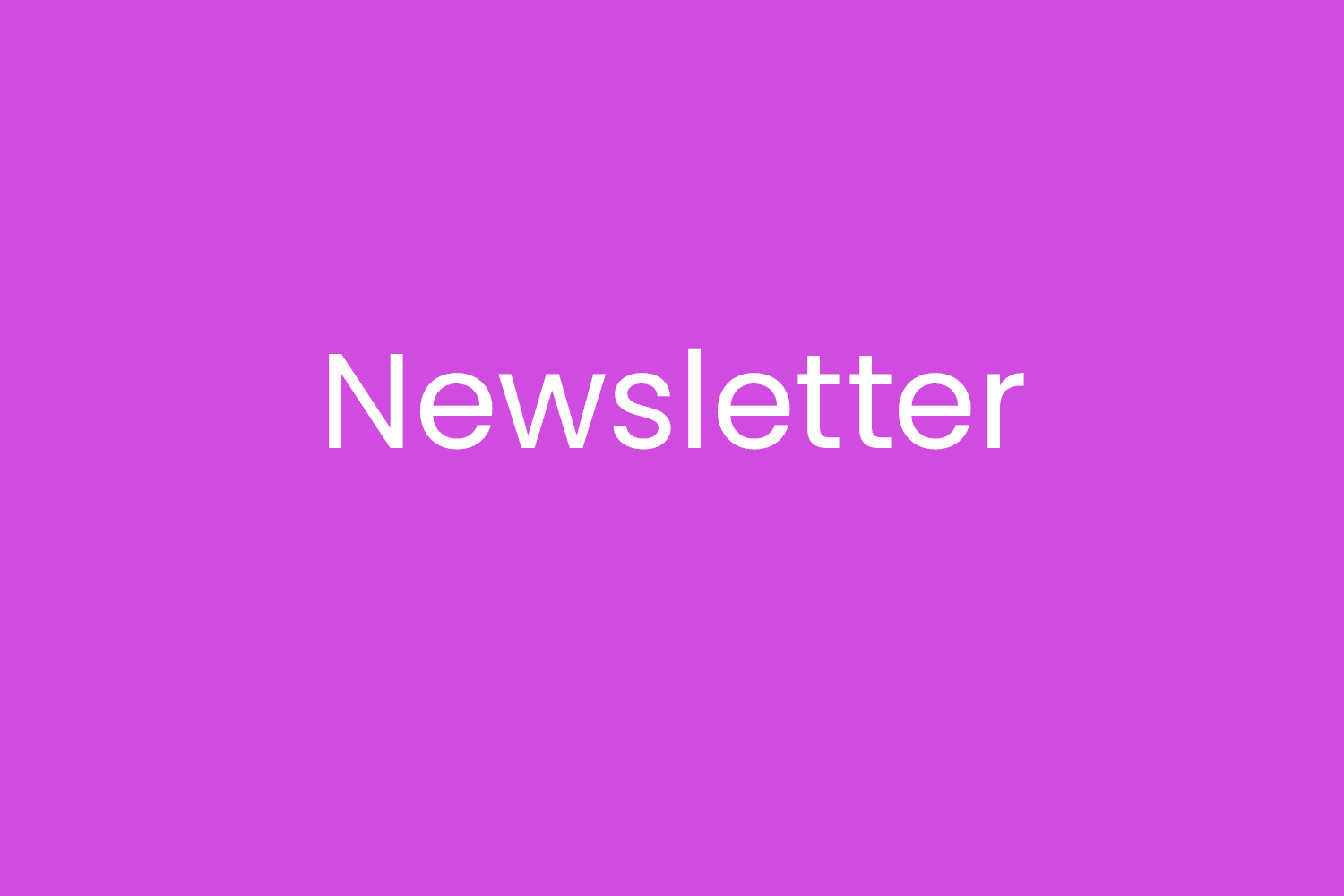 Newsletter