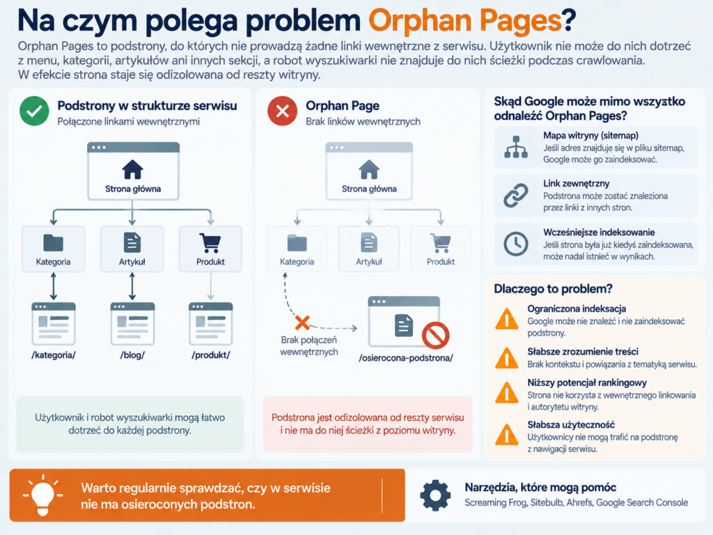 Na czym polega problem Orphan Pages