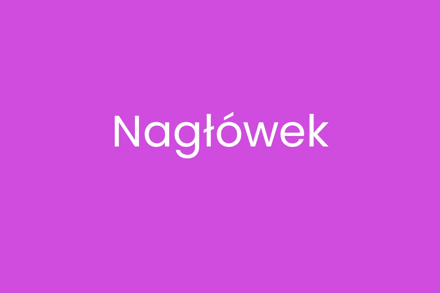 Nagłówek