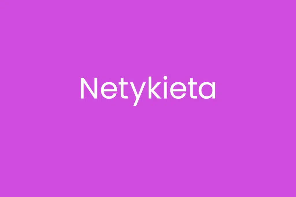 Netykieta