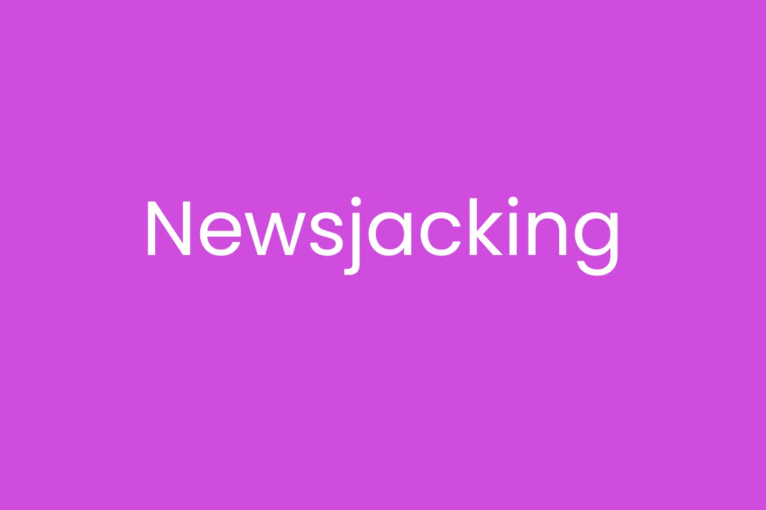 Newsjacking