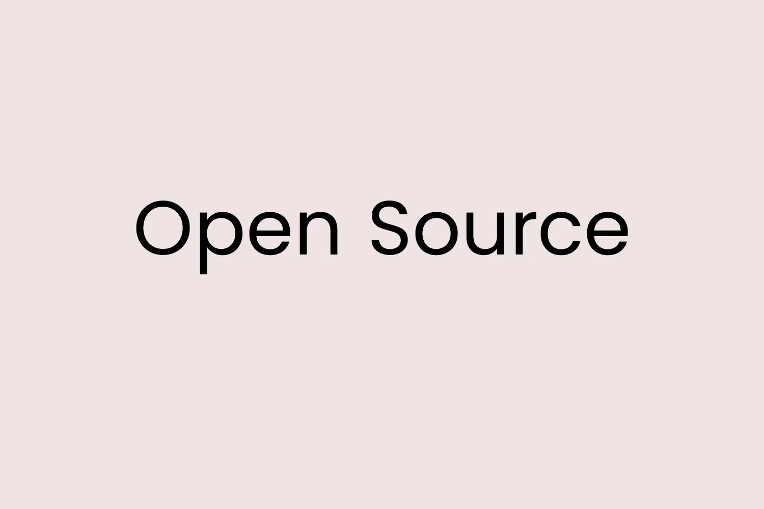 Open Source