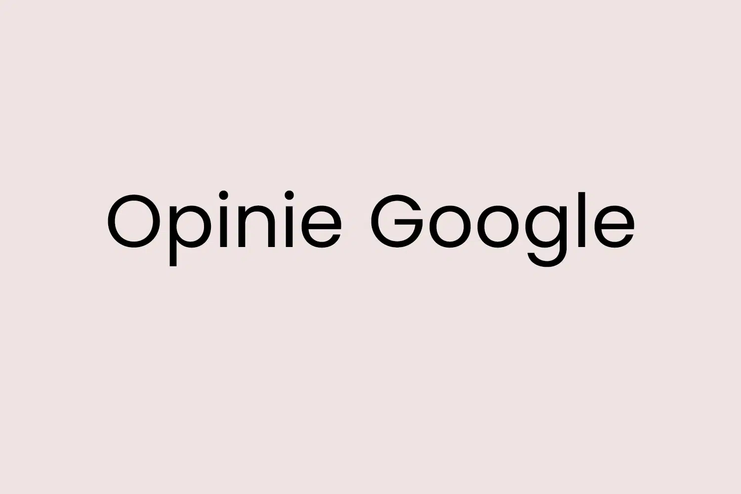 Opinie Google