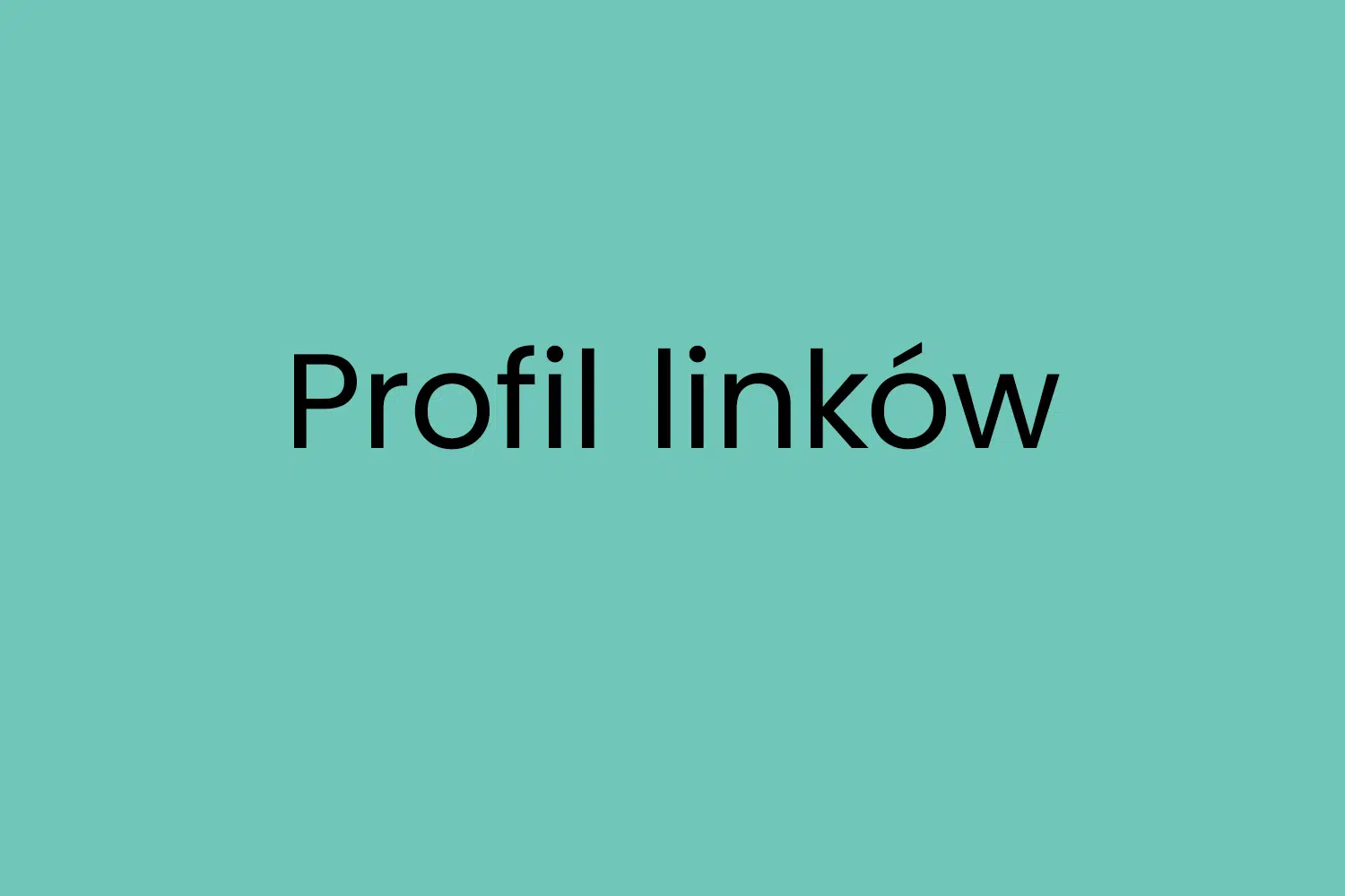 Profil linków