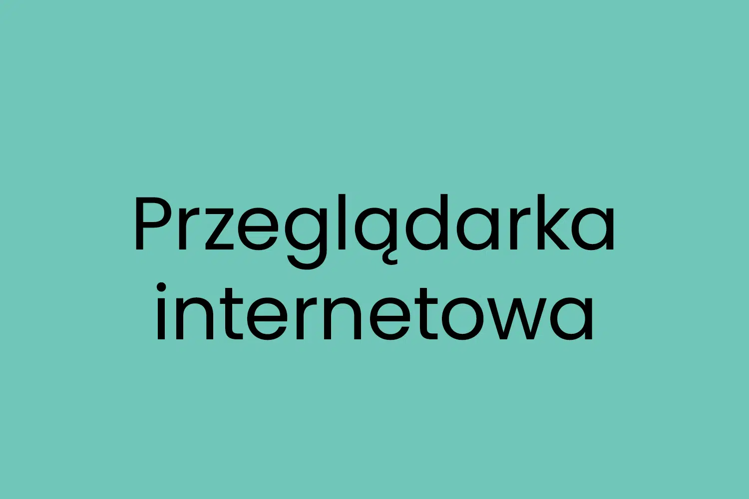 Przeglądarka internetowa