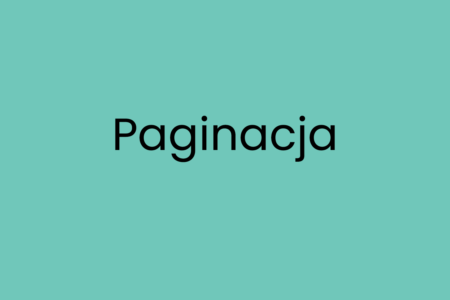 Paginacja