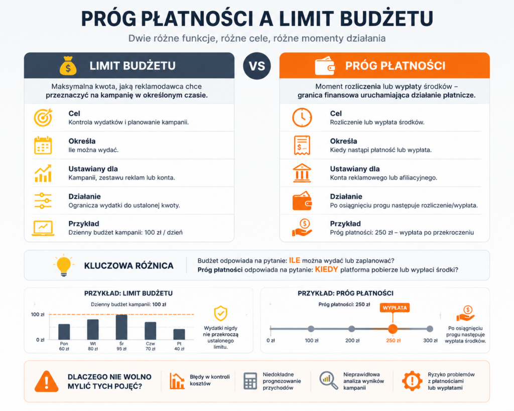 Próg płatności a limit budżetu