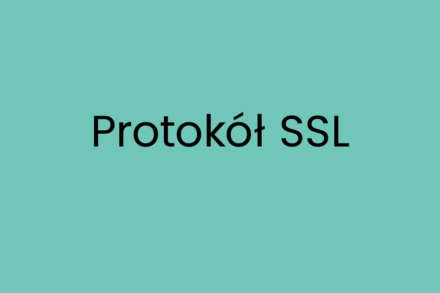 Protokół SSL