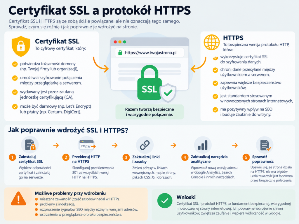 Certyfikat SSL a protokół HTTPS