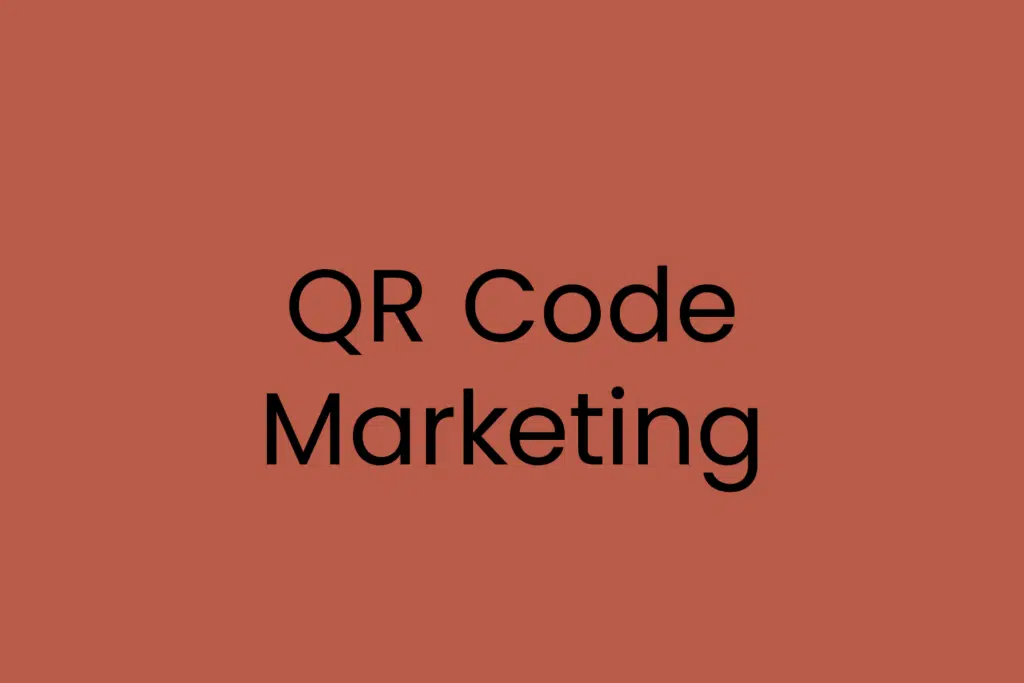 QR Code Marketing
