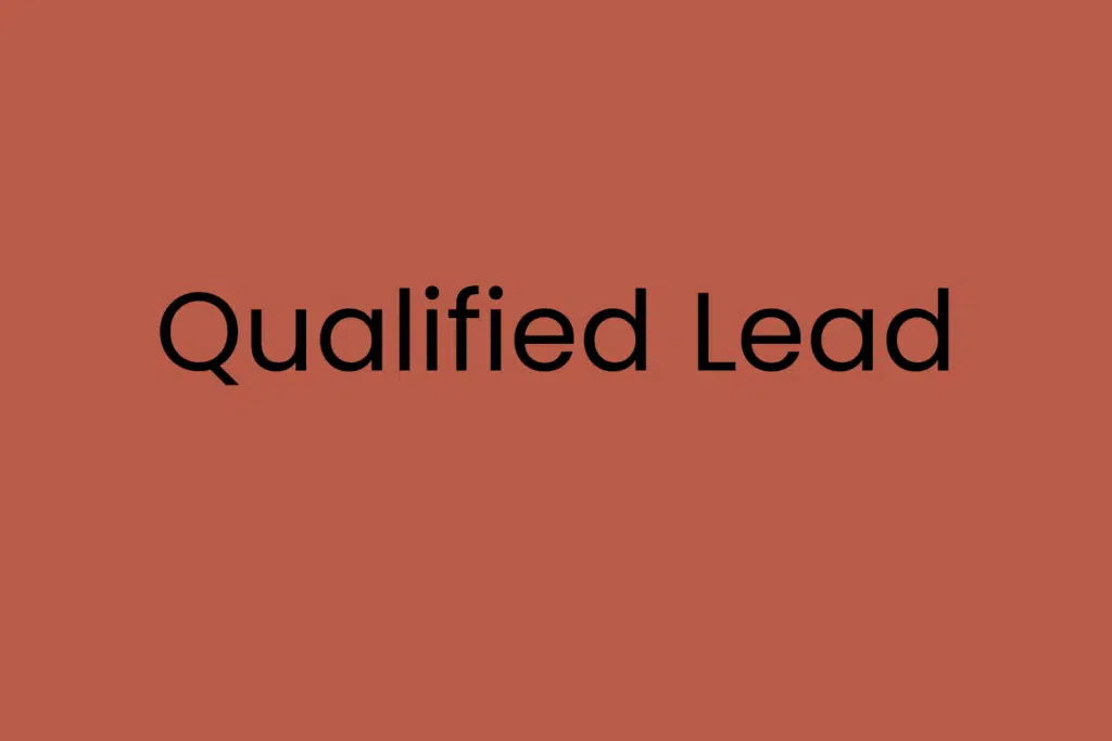 Qualified Lead