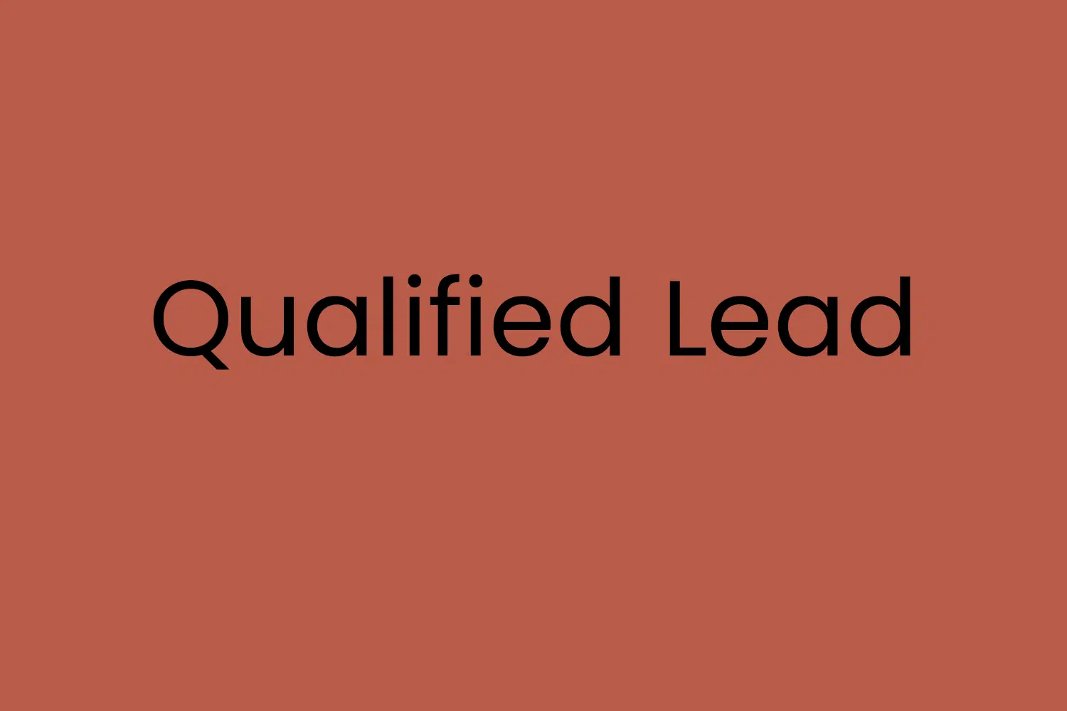 Qualified Lead