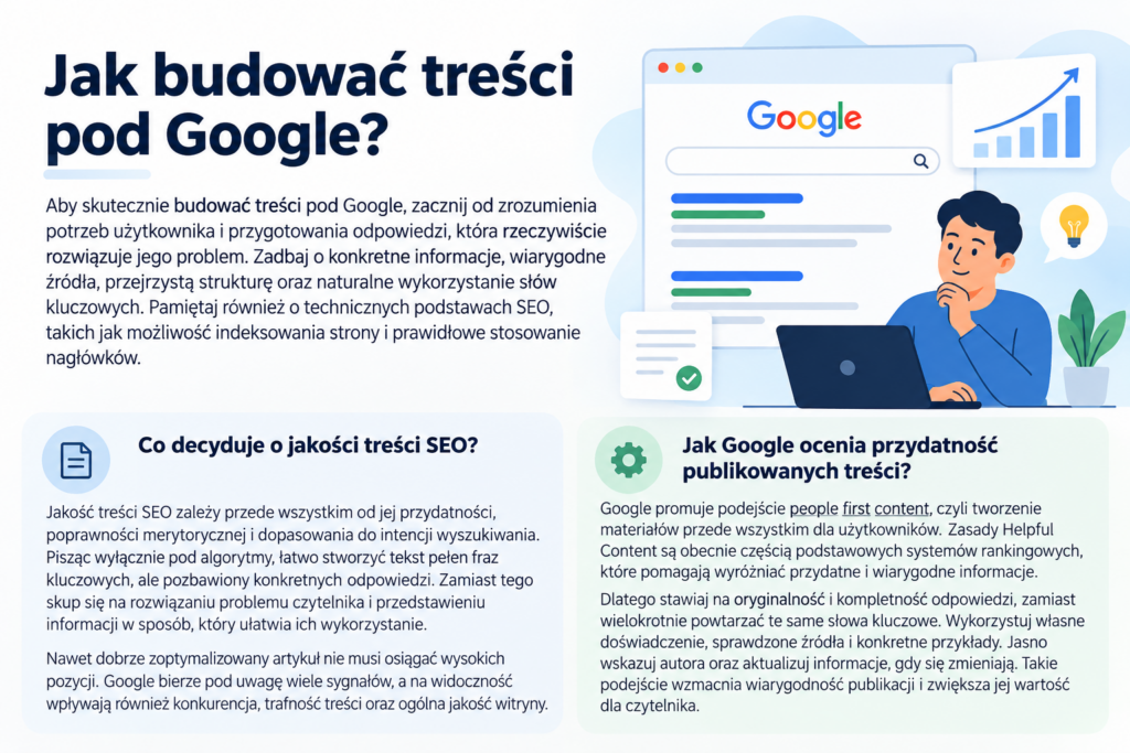 Jak budować treści pod Google