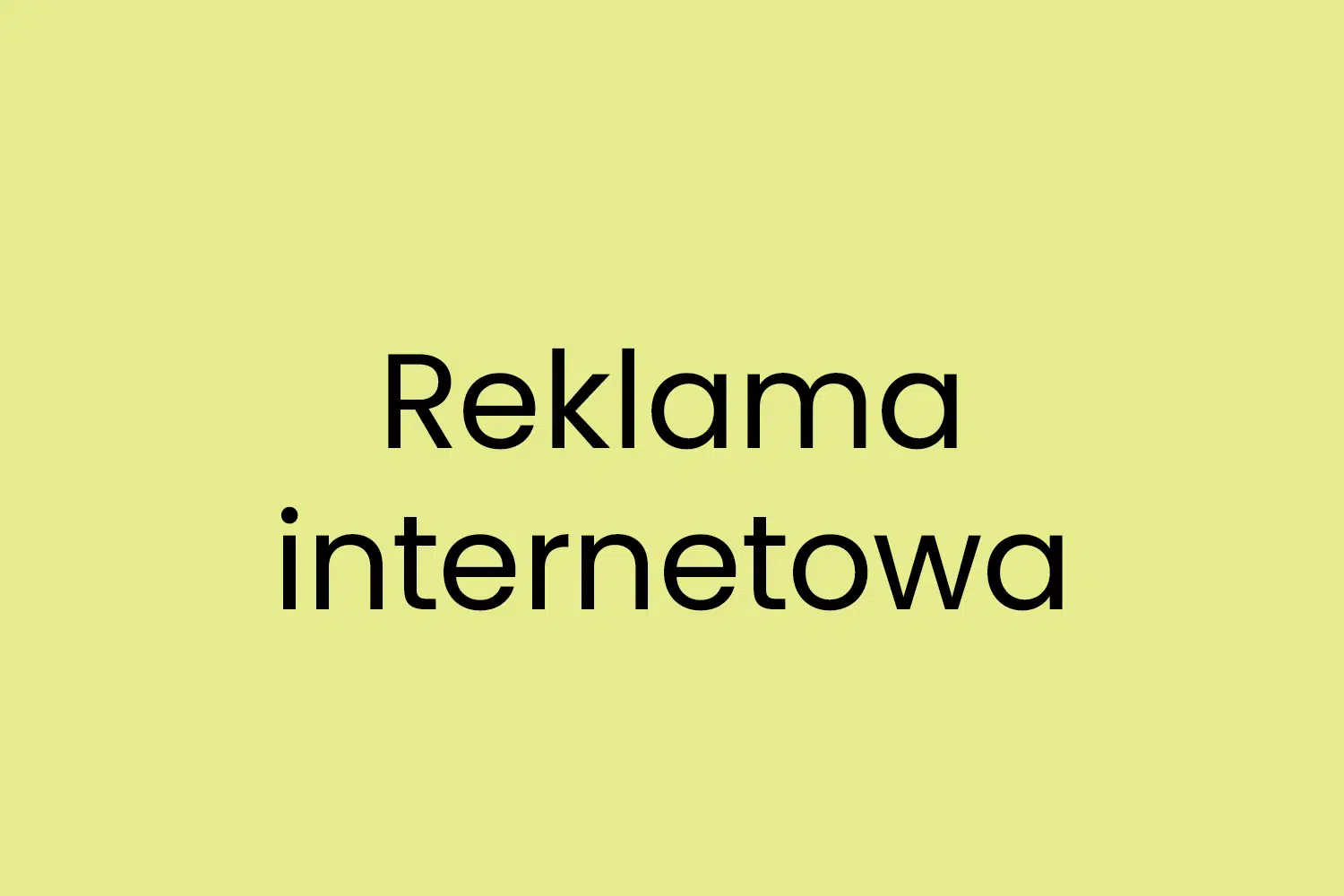 Reklama internetowa