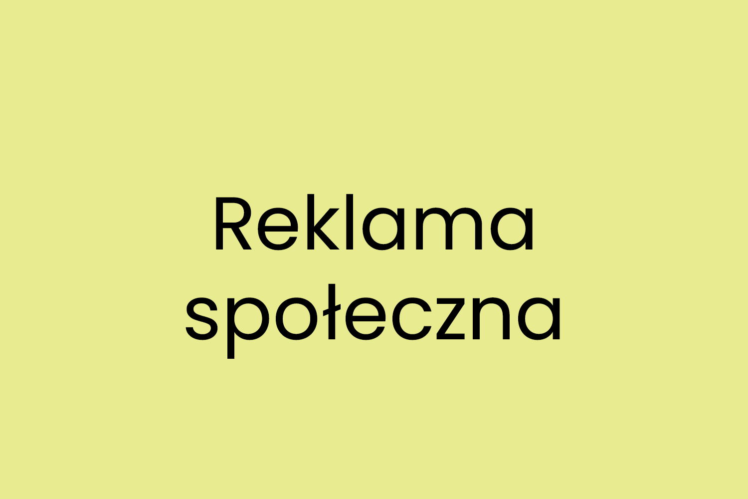 Reklama społeczna